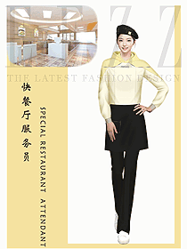 奶茶店餐飲服務(wù)員印logo套頭運(yùn)動(dòng)款工作服