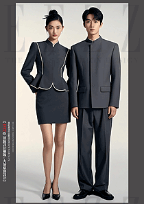 EFZZ高級灰系列酒店大堂員工制服