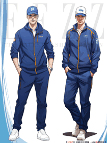 防風(fēng)運(yùn)動(dòng)保暖加絨上衣外套手繪效果圖