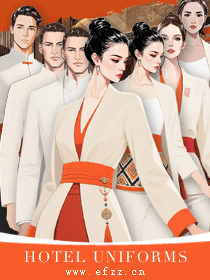 高端民宿度假酒店服務(wù)員工作服系列：東方美學(xué)與度假體驗(yàn)共生