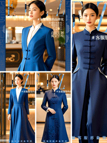 現(xiàn)代中式西裝工作服：高端住宅案場客服的專業(yè)格調(diào)