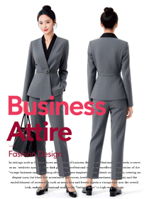 時(shí)尚女職業(yè)裝定制圖鑒：高端服務(wù)行業(yè)的形象密碼!