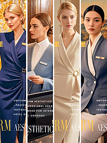 國(guó)際酒店接待人員秋冬制服圖鑒：美學(xué)與功能實(shí)用設(shè)計(jì)手冊(cè)