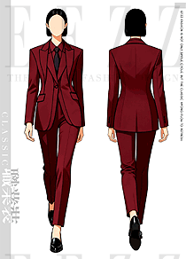 都市女性的春秋序章｜勃艮第紅原創(chuàng)定制職業(yè)西裝
