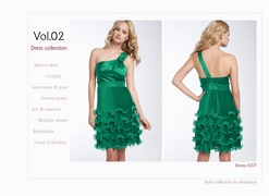 歐洲party小禮服畫冊vol.2,夜總會美女服裝畫冊