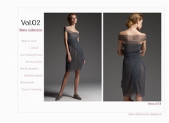 歐洲party小禮服畫冊vol.2,夜總會美女服裝畫冊