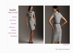 連衣裙書籍vol.01,連衣裙服裝畫冊(cè)