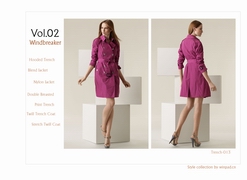 歐洲風(fēng)衣精典款式收藏vol.01，風(fēng)衣服裝畫冊(cè)