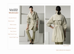 歐洲風(fēng)衣精典款式收藏vol.01，風(fēng)衣服裝畫冊(cè)