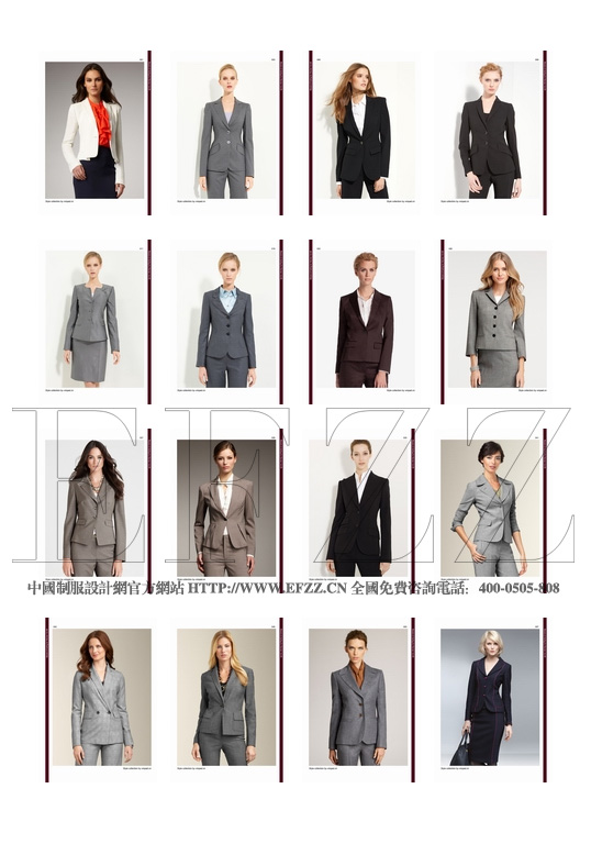 歐洲精典辦公女裝 vol09職業(yè)裝畫冊內(nèi)頁2