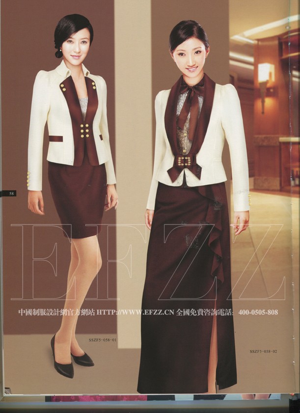 創(chuàng)意新酒店制服書籍五內(nèi)圖