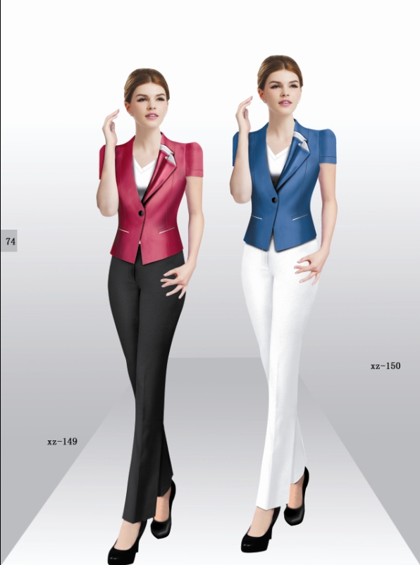 時尚職業(yè)裝書籍畫冊第二冊，職業(yè)裝書籍畫冊