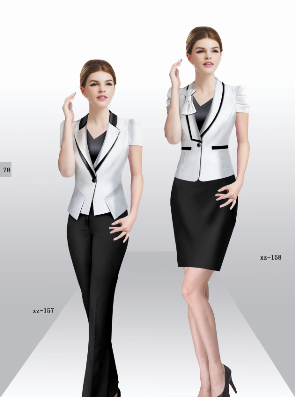 時尚職業(yè)裝書籍畫冊第二冊，職業(yè)裝書籍畫冊