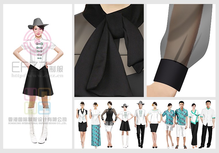 杭州休閑洗浴會(huì)所制服圖片