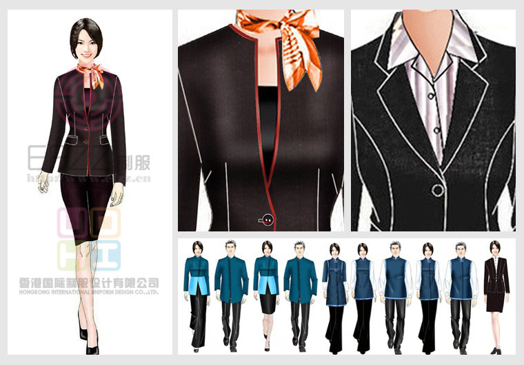 城市名人酒店制服設(shè)計圖