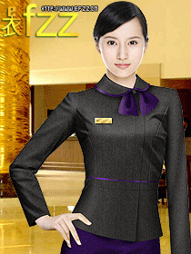 商務(wù)星級酒店制服圖片藍色系列