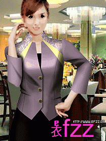 商務(wù)星級(jí)酒店制服圖片藍(lán)色系列