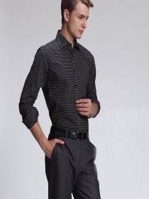 男士商務(wù)長袖襯衫