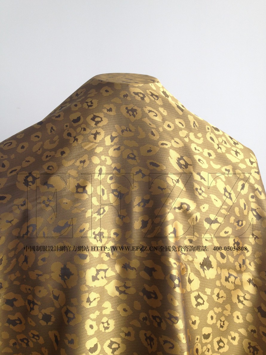 藝術(shù)花紋酒店制服提花面料606-1