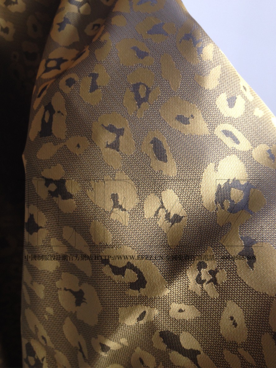 藝術(shù)花紋酒店制服提花面料606-1