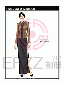 酒店中餐咨客制服設(shè)計(jì)圖590