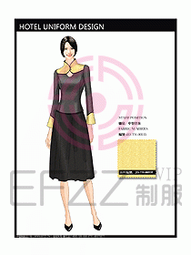 酒店中餐咨客制服設(shè)計(jì)圖592