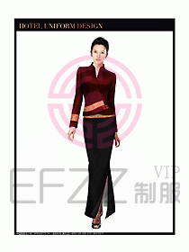 酒店中餐咨客制服設(shè)計圖603