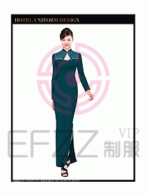 酒店中餐咨客制服設(shè)計圖609