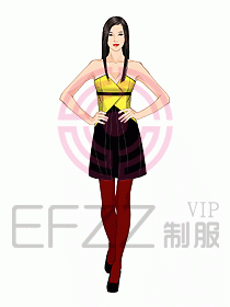 夜總會(huì)ktv包房公主制服設(shè)計(jì)圖493