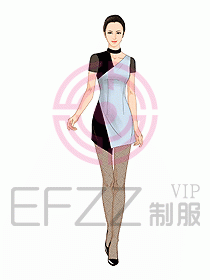 夜總會ktv包房公主制服設(shè)計圖496