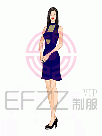 夜總會ktv包房公主制服設(shè)計圖502