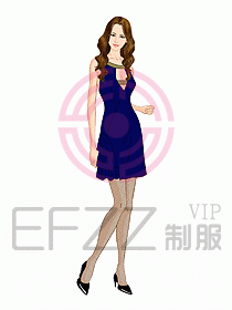 夜總會(huì)ktv包房公主制服設(shè)計(jì)圖501