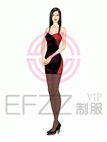 夜總會ktv包房公主制服設(shè)計圖514