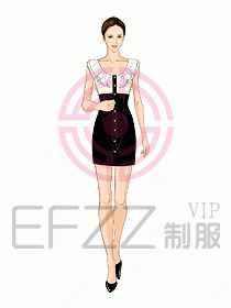 夜總會ktv包房公主制服設(shè)計圖521