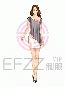 夜總會ktv包房公主制服設計圖522