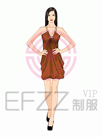 夜總會(huì)ktv包房公主制服設(shè)計(jì)圖528