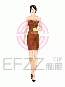 夜總會(huì)ktv包房公主制服設(shè)計(jì)圖529