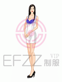 夜總會(huì)ktv包房公主制服設(shè)計(jì)圖533