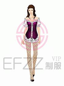 夜總會ktv包房公主制服設計圖544