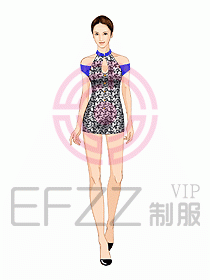 夜總會(huì)ktv包房公主制服設(shè)計(jì)圖541