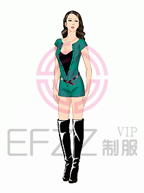 夜總會(huì)ktv包房公主制服設(shè)計(jì)圖548