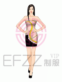 夜總會(huì)ktv包房公主制服設(shè)計(jì)圖553