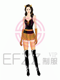 夜總會ktv包房公主制服設(shè)計(jì)圖551