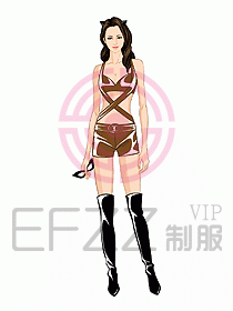 夜總會ktv包房公主制服設計圖568