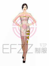 夜總會(huì)ktv包房公主制服設(shè)計(jì)圖588