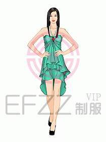 夜場ktv包房公主服設(shè)計612