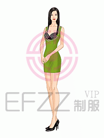 夜場ktv包房公主服設(shè)計627