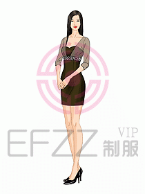 夜場ktv包房公主服設計626