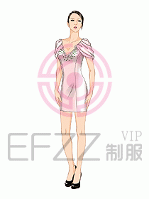 夜場ktv包房公主服設(shè)計630