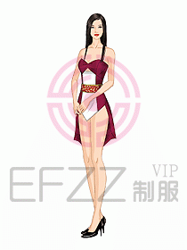 夜場ktv包房公主服設(shè)計647